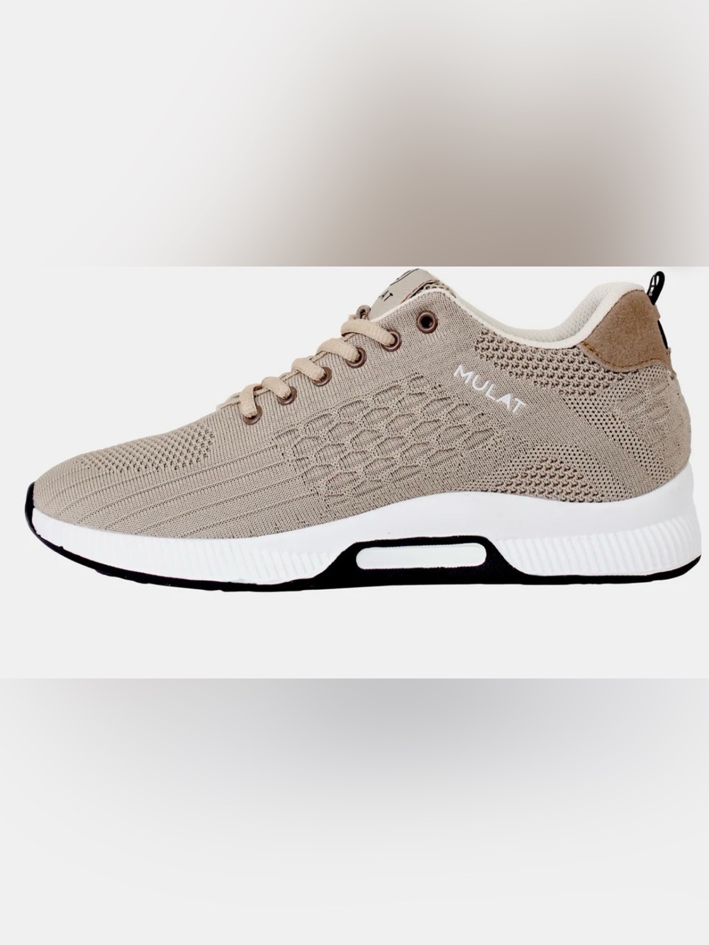 NWT MULAT Ultraplex Height Increase Sneakers Beige EU 45 US 11-11.5
